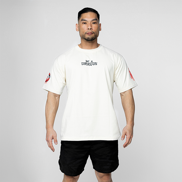CAMISETA BE A DRAGON OVERSIZED BEGE