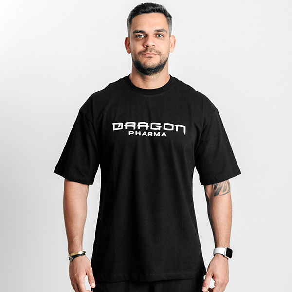CAMISETA OVERSIZED DRAGON PRETA